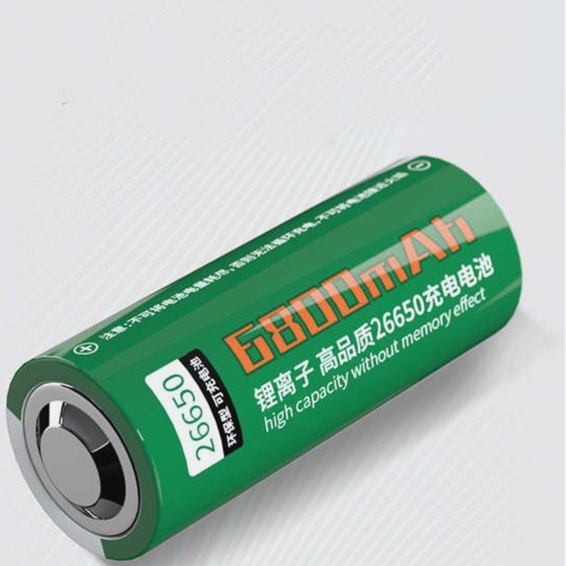 باتری سبز  6800mAh - 26650 - 3.7v